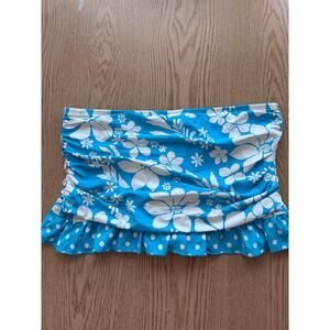 B24 New Womens Athena Swimsuit Skirt Inside Brief Tropical🌴Floral🌺Print size 8